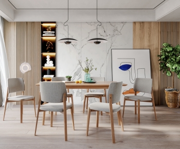 Nordic Style Dining Room-ID:551228055