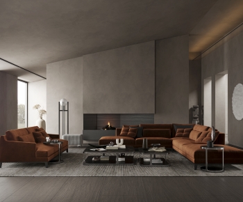 Modern A Living Room-ID:586631062