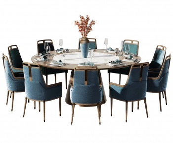 New Chinese Style Dining Table And Chairs-ID:366379023
