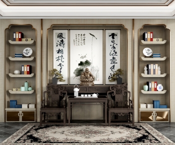 Chinese Style Leisure Table And Chair-ID:184756996
