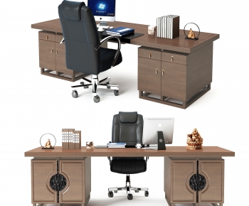 Modern Manager's Desk-ID:676656011