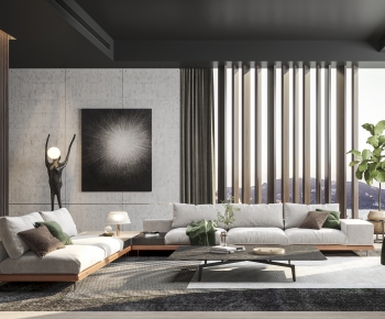 Modern A Living Room-ID:960053922