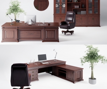 Modern Manager's Desk-ID:400794038