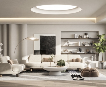 Wabi-sabi Style A Living Room-ID:355154992