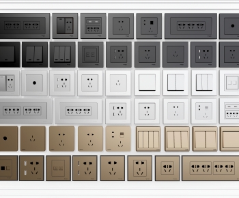 Modern Switch Socket Panel-ID:466703894