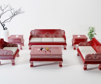 Chinese Style Sofa Combination-ID:762871985