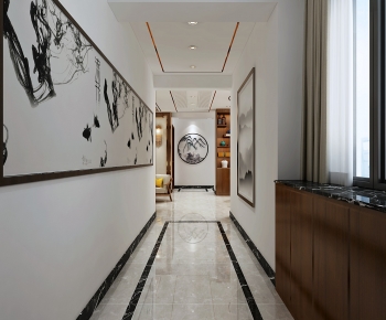 New Chinese Style Hallway-ID:952708013