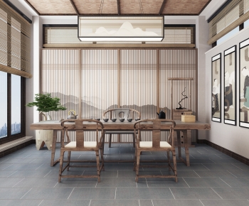 New Chinese Style Tea House-ID:758308895