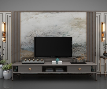 New Chinese Style TV Cabinet-ID:123070963