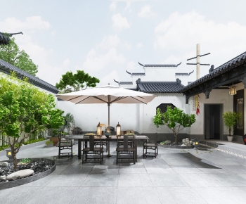 新中式庭院/景观-ID:576878078