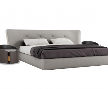 Modern Double Bed-ID:165412902