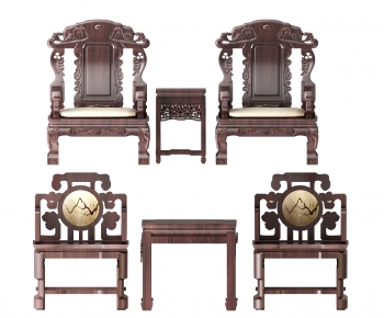 New Chinese Style Lounge Chair-ID:479095947