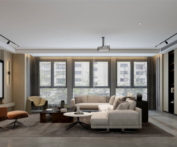 Modern A Living Room-ID:134388924