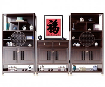 Chinese Style Decorative Cabinet-ID:328352932