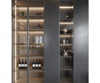 Modern Wine Cabinet-ID:668517118