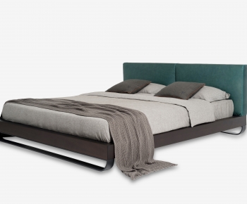 Modern Double Bed-ID:459010672