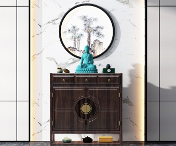 New Chinese Style Decorative Cabinet-ID:689534908