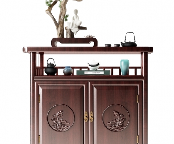 New Chinese Style Decorative Cabinet-ID:766391046