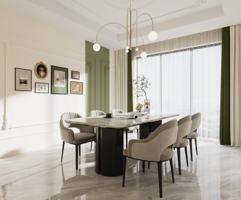American Style Dining Room-ID:970406064