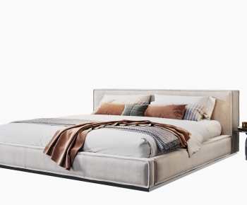 Modern Double Bed-ID:740158087