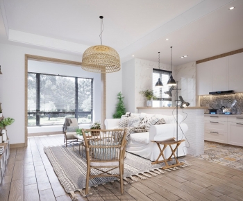 Nordic Style A Living Room-ID:524307019