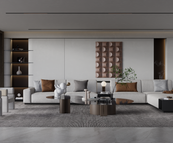 Wabi-sabi Style A Living Room-ID:208178041