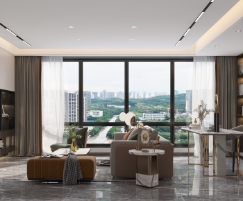 Modern A Living Room-ID:673235893