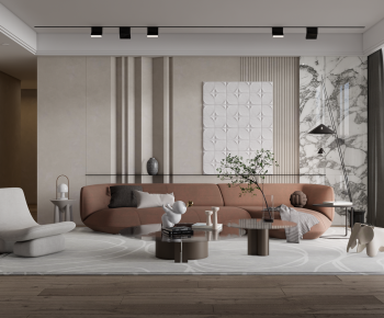 Wabi-sabi Style A Living Room-ID:925843952