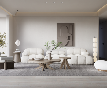 Wabi-sabi Style A Living Room-ID:320545915