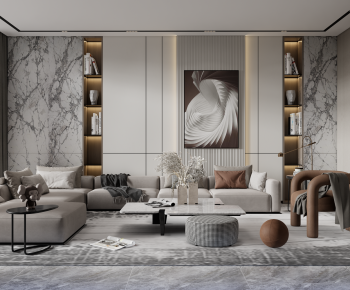 Modern A Living Room-ID:458969129