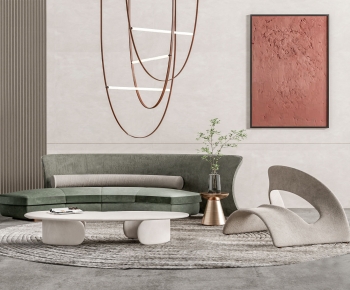 Wabi-sabi Style A Living Room-ID:286201952