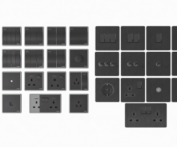 Modern Switch Socket Panel-ID:886527067