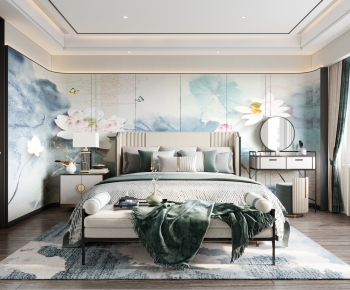 New Chinese Style Bedroom-ID:856539016