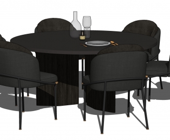 Modern Dining Table And Chairs-ID:787411936