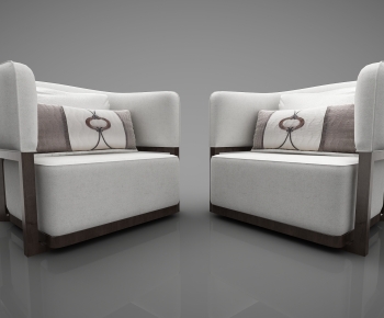 New Chinese Style Single Sofa-ID:809604885