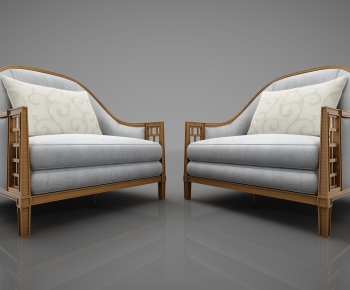 New Chinese Style Single Sofa-ID:469590908