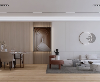 Modern A Living Room-ID:205615041