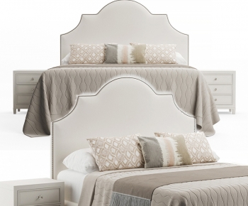 American Style Double Bed-ID:638573888