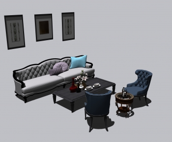American Style Sofa Combination-ID:723901032