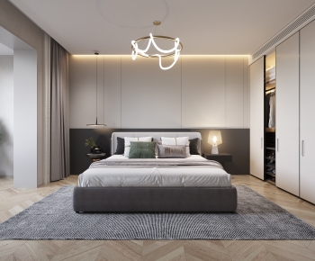 Wabi-sabi Style Bedroom-ID:138940859