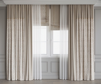 Simple European Style The Curtain-ID:634130951