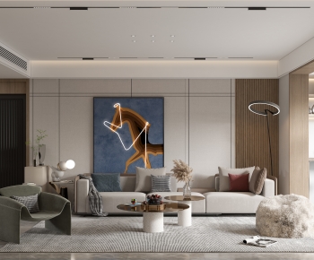 Modern A Living Room-ID:465384016