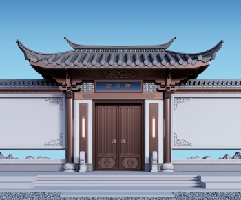 Chinese Style Facade Element-ID:341092114