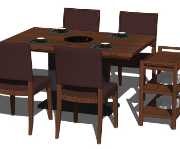 Modern Dining Table And Chairs-ID:928390018