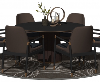 Modern Dining Table And Chairs-ID:749310974