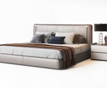 Modern Double Bed-ID:981568104