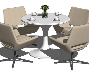 Modern Dining Table And Chairs-ID:389074094