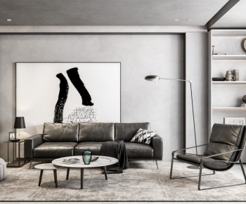 Wabi-sabi Style A Living Room-ID:864159117