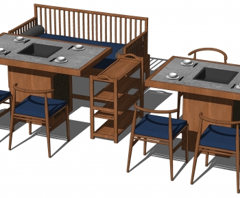 Modern Dining Table And Chairs-ID:755311017