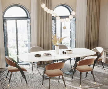 Modern Dining Table And Chairs-ID:171186929